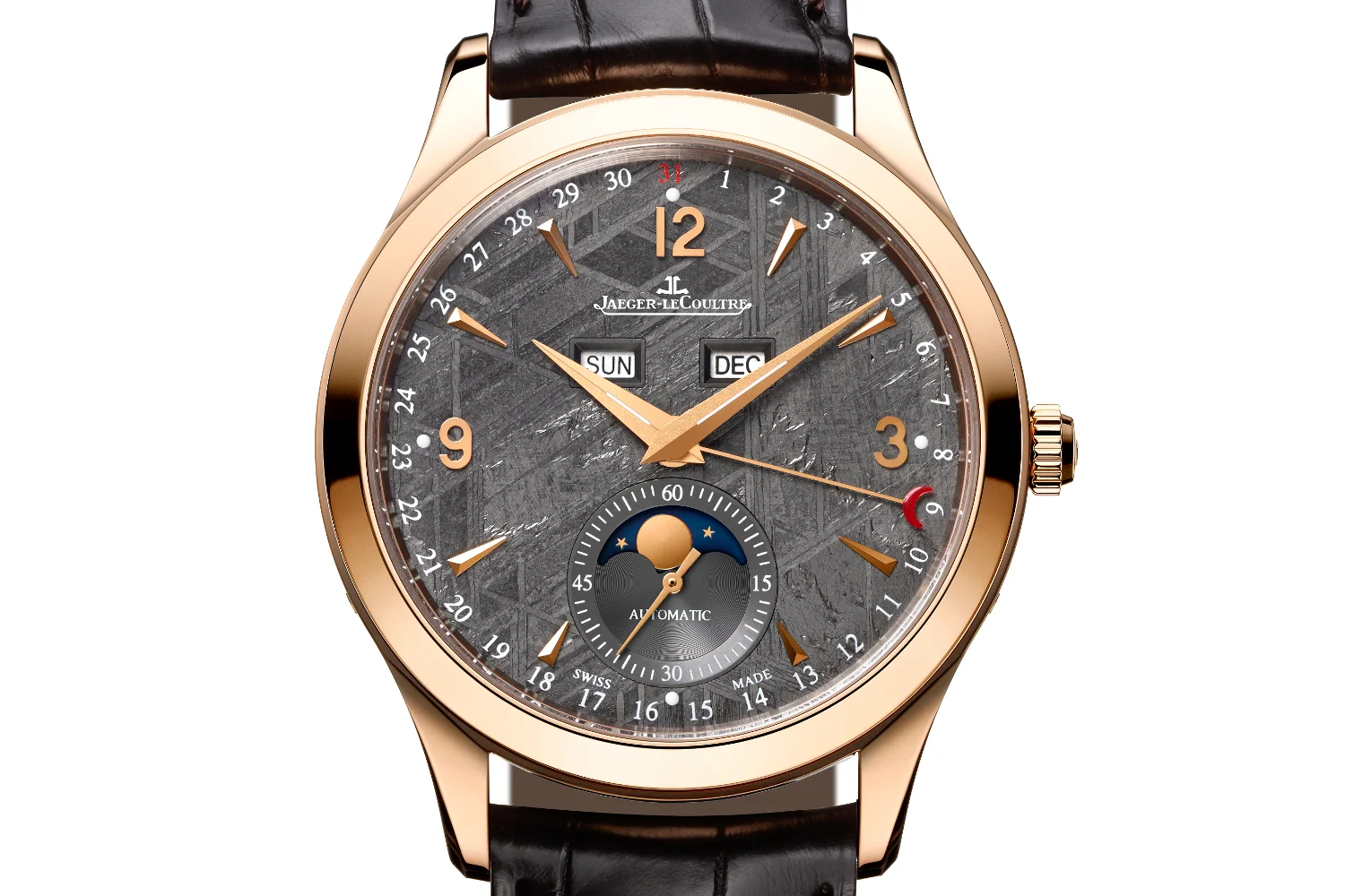 The Jaeger-LeCoultre Master Calendar with Meteorite dial. Photo courtesy of Jaeger-LeCoultre.