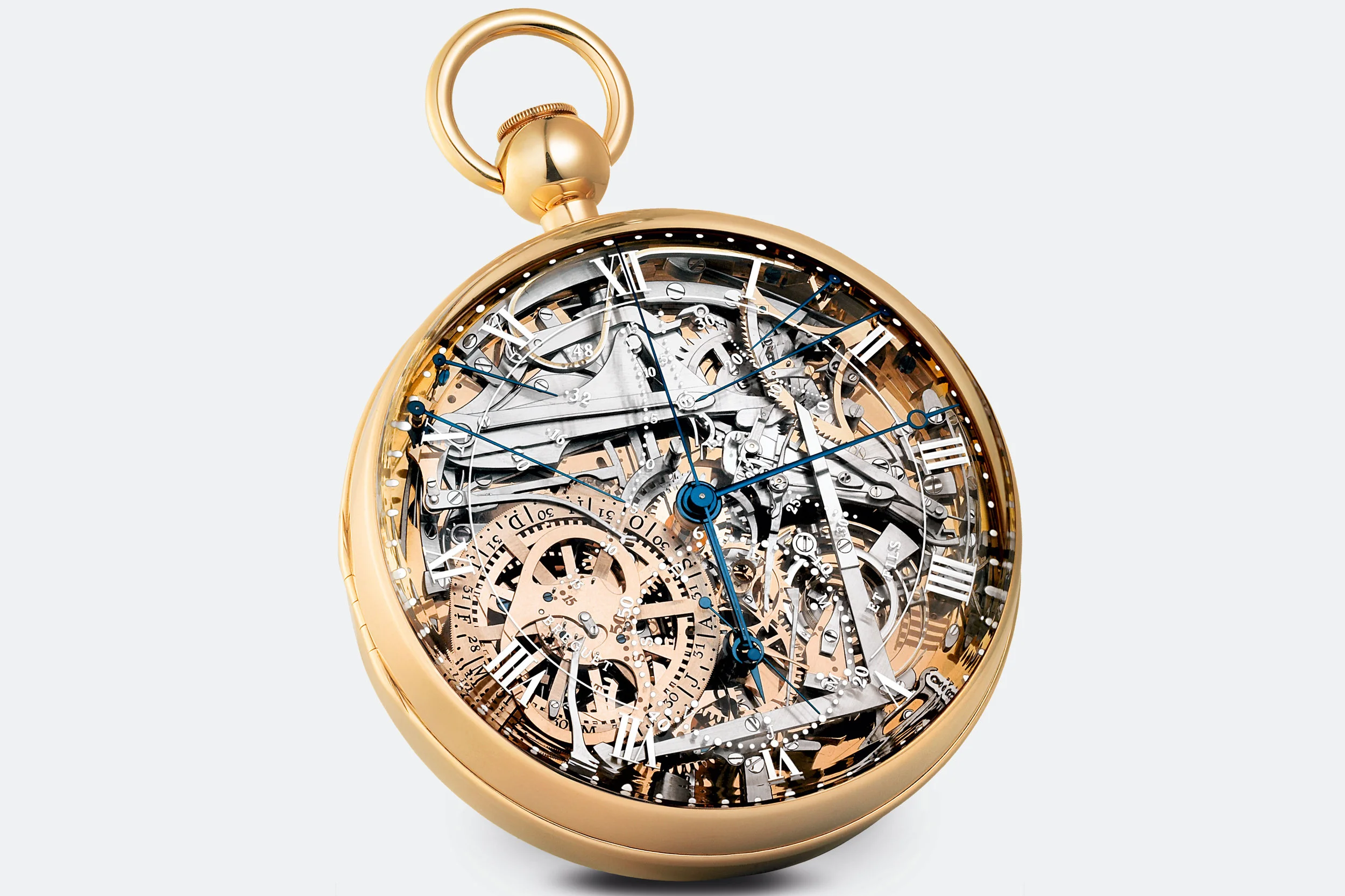 The modern replica of the Breguet 'Marie Antoinette' watch. Photo courtesy of Breguet.