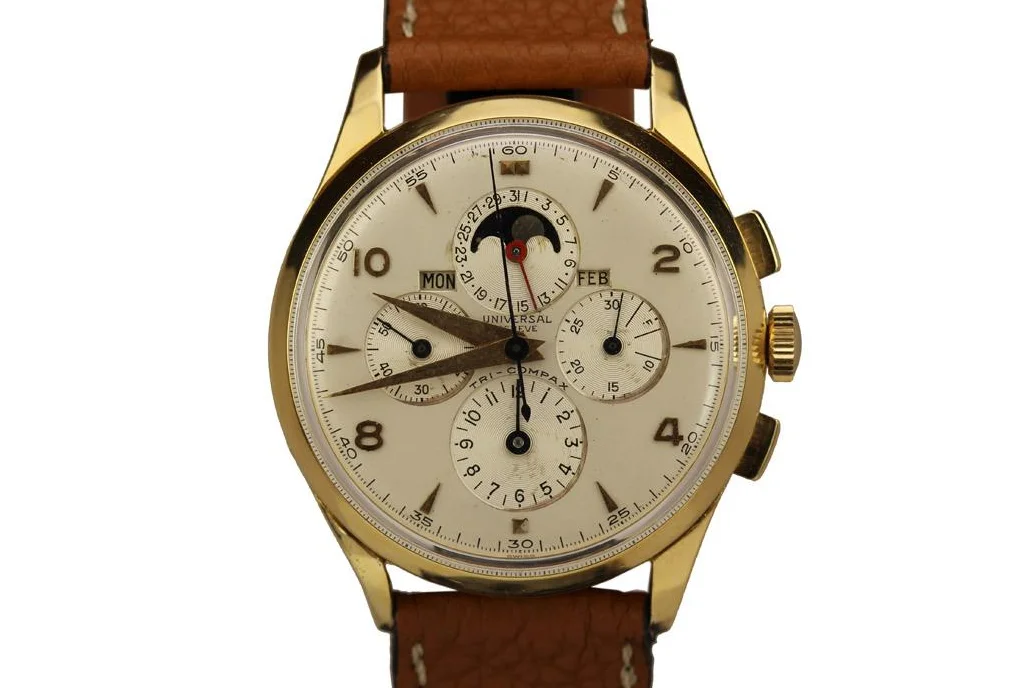 Universal Geneve Tri-Compax Ref. 12285. Photo courtesy of Matthew Bain.