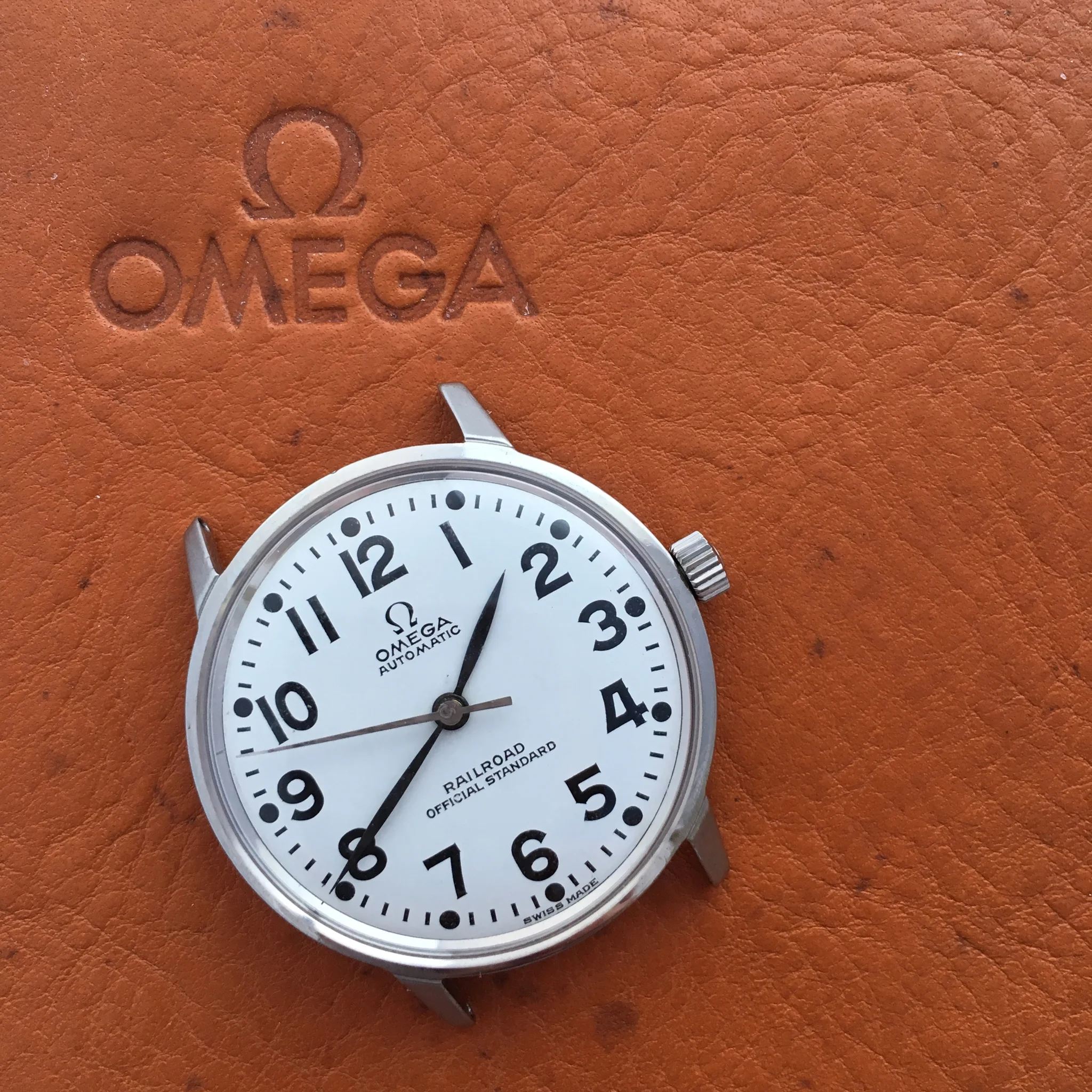 Omega Railmaster Railroad Official Standard Edition. Photo courtesy of theimitator, Watchuseek user.
