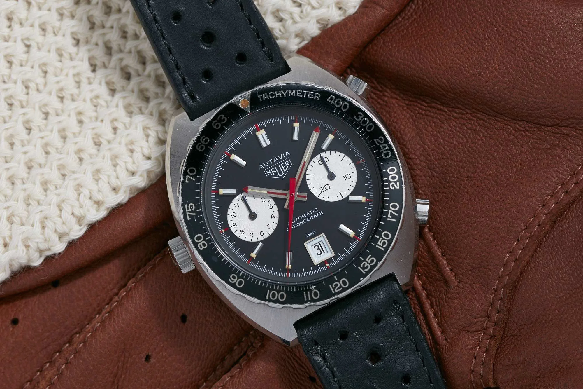The Heuer Autavia Ref. 11630T. Photo courtesy of analog/shift.