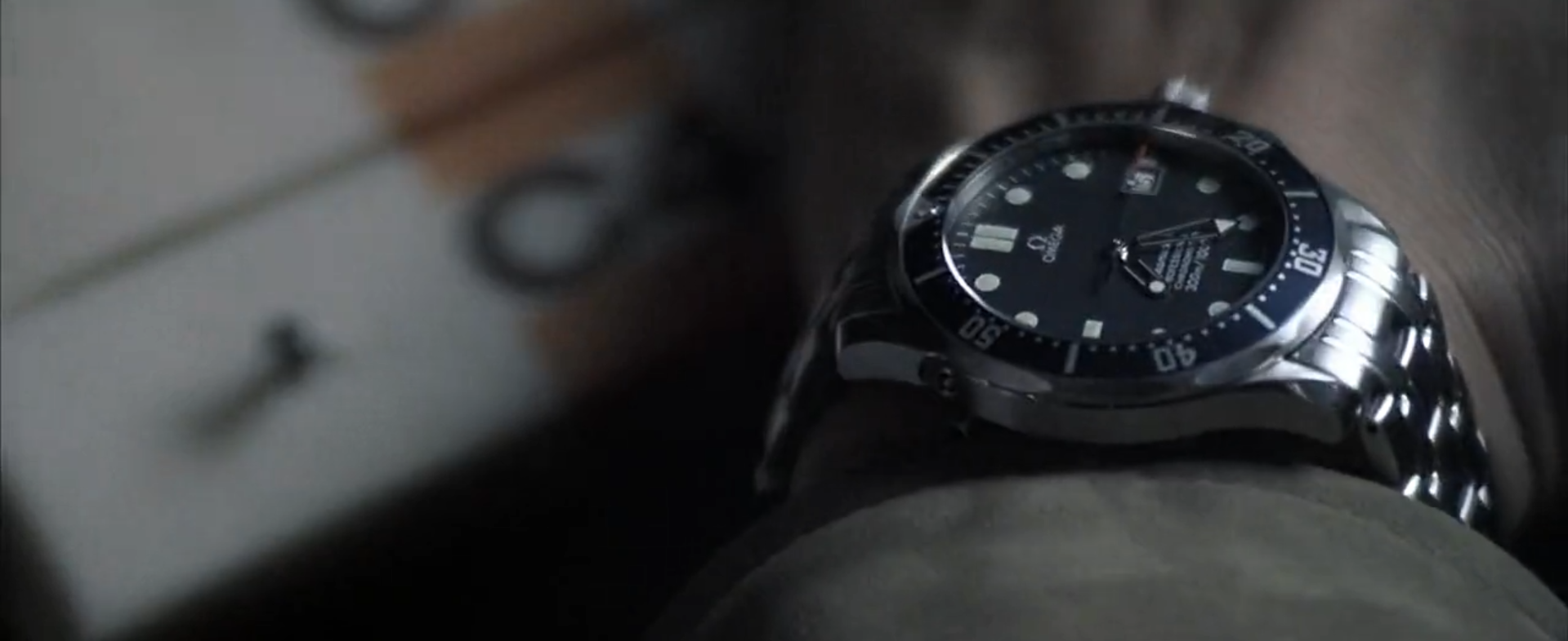 One of the many times that Pierce Brosnan uses the helium release valve as a Q gadget. Maybe that's the reason Omega keep it on their watches?