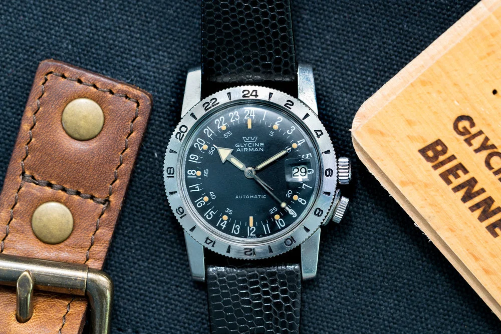 The defacto look for the Glycine Airman for the next 40 years. Photo courtesy of Those Watch Guys. 