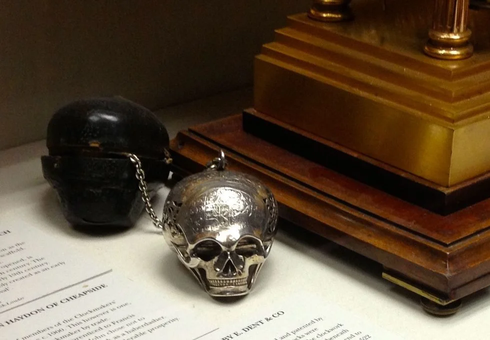 Where the supposed Death's Head watch of Mary Queen of Scots currently resides in the Clockmakers' Museum.