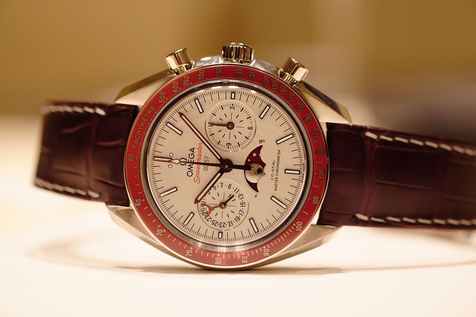The Omega Speedmaster Master Chronometer Moonphase. Image courtesy of Kristian Haagen.