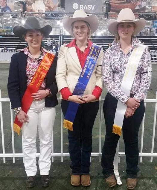 L - R 2nd - Ruby Canning1st Jessica Parker3rd Taylah Sykes