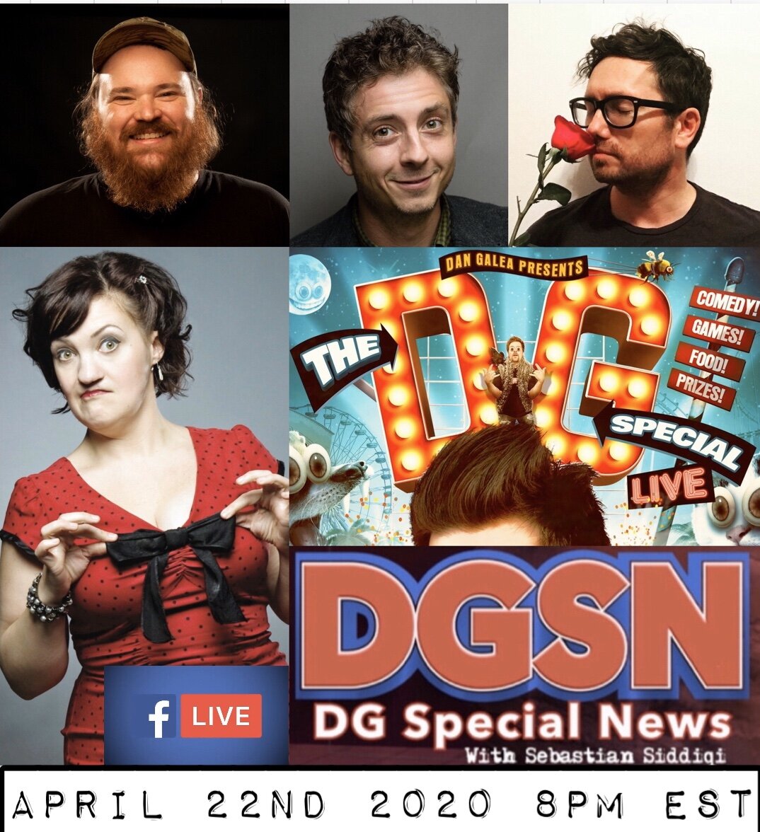 This Wednesday at 8pm The DG Special Live (Episode 4)  on Twitch, Facebook Live, Twitter, DLive and Youtube