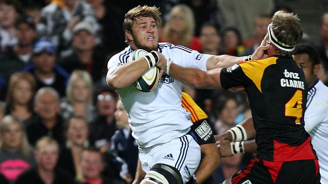 Duane Vermeulen in action against the Chiefs last season. Vermeulen's all action, physical game embodies the demands of the modern rugby player.