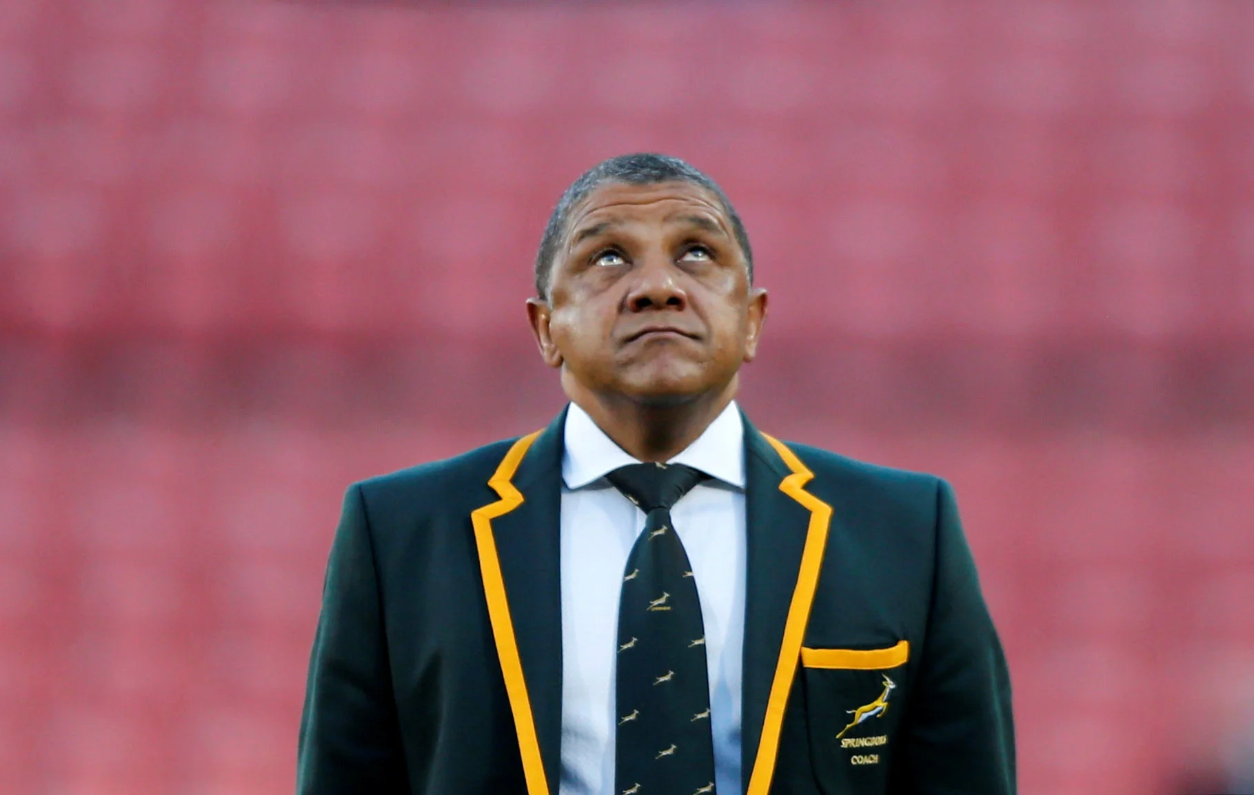Springbok coach, Allister Coetzee is in danger of losing the dressing room within the first year of his tenure. Image supplied by Action Images / Siphiwe Sibeko.