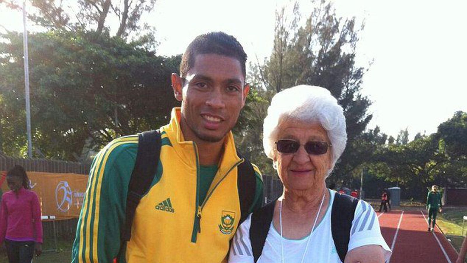 Wayde van Niekerk (l) and Anna "Tannie Ans" Botha (r) have formed a remarkable relationship, both professionally and personally, that has catapulted the young sprinter to athletics royalty.