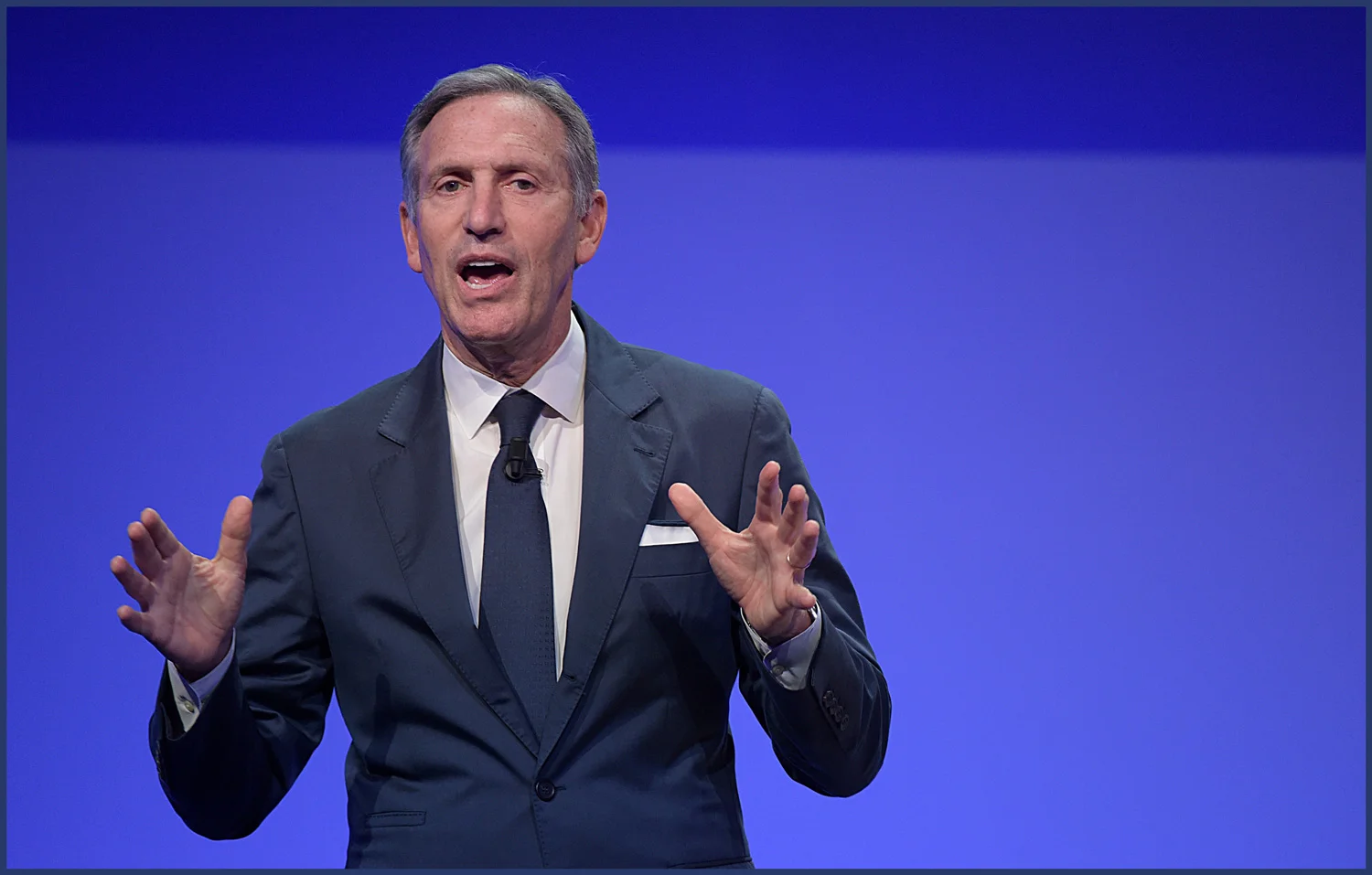 Howard Schultz, Executive Chairman of Starbucks speaks during Seeds & Chips Summit on May 7, 2018 in Milan, Italy - Pier Marco Tacca—Getty Images
