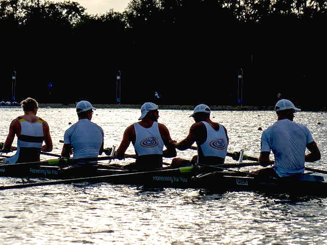 The Warm-up of a champion at the World Rowing Championships 2019