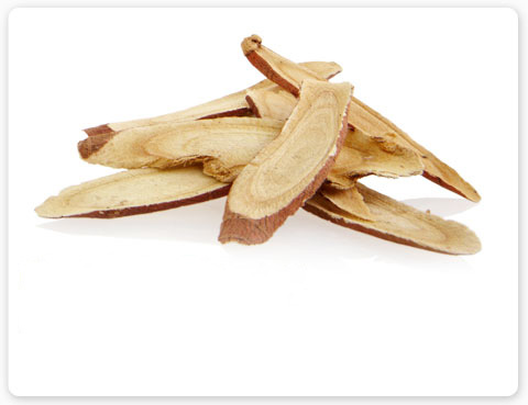 LICORICE (GLYCYRRHIZA GLABRA) , is also known as "sweet wood" and can be found in Aveda Hand Relief and Comorting Tea Bags.