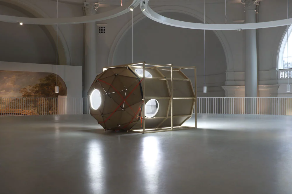 The One-Way Ticket / Space Capsule / installed at the Victoria & Albert Museum, London 2013