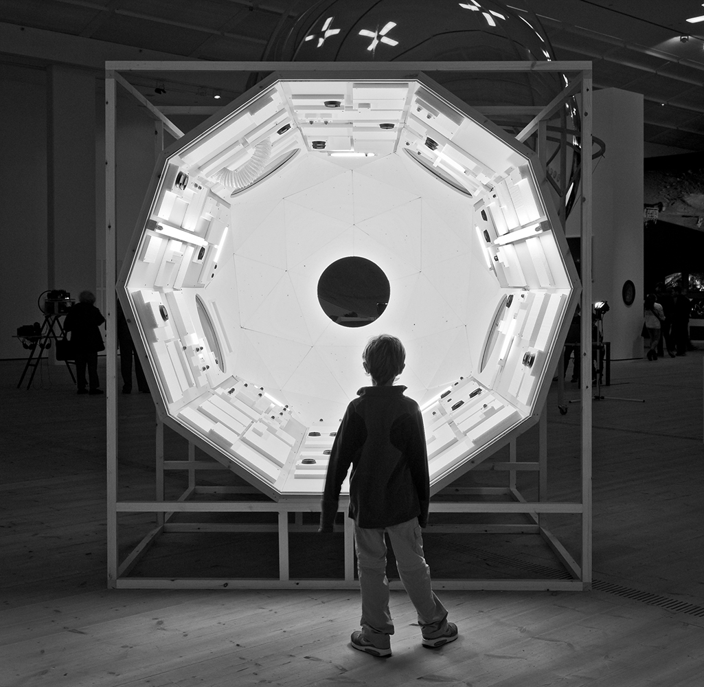 The One-Way Ticket / Space Capsule / installed at the BALTIC Centre for Contemporary Art, Gateshead 2014 / Photo: Colin Davidson