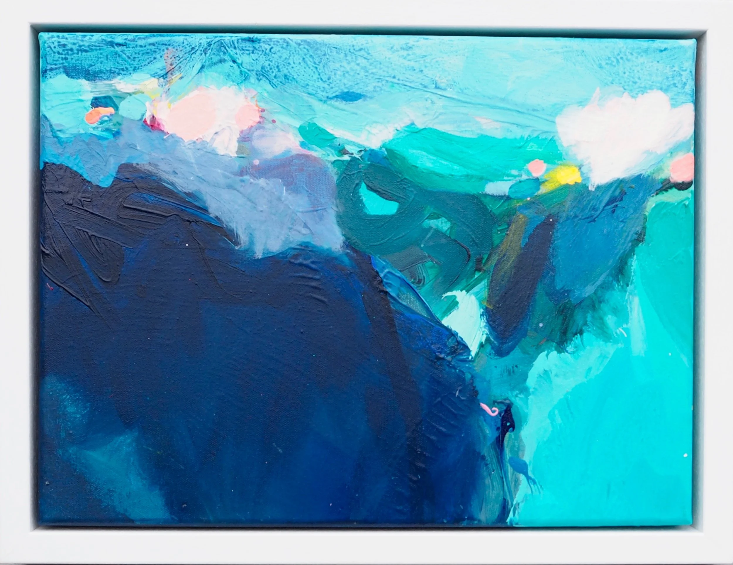 Trebarwith rock, 34x44cm (framed) £350 Sold