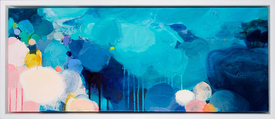 Peachy pools 40x100cm £1300 SOLD