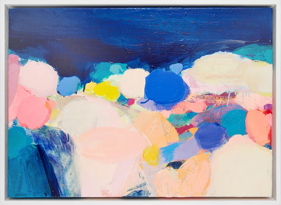 Peachy Rocks 50x70cm £900 Sold