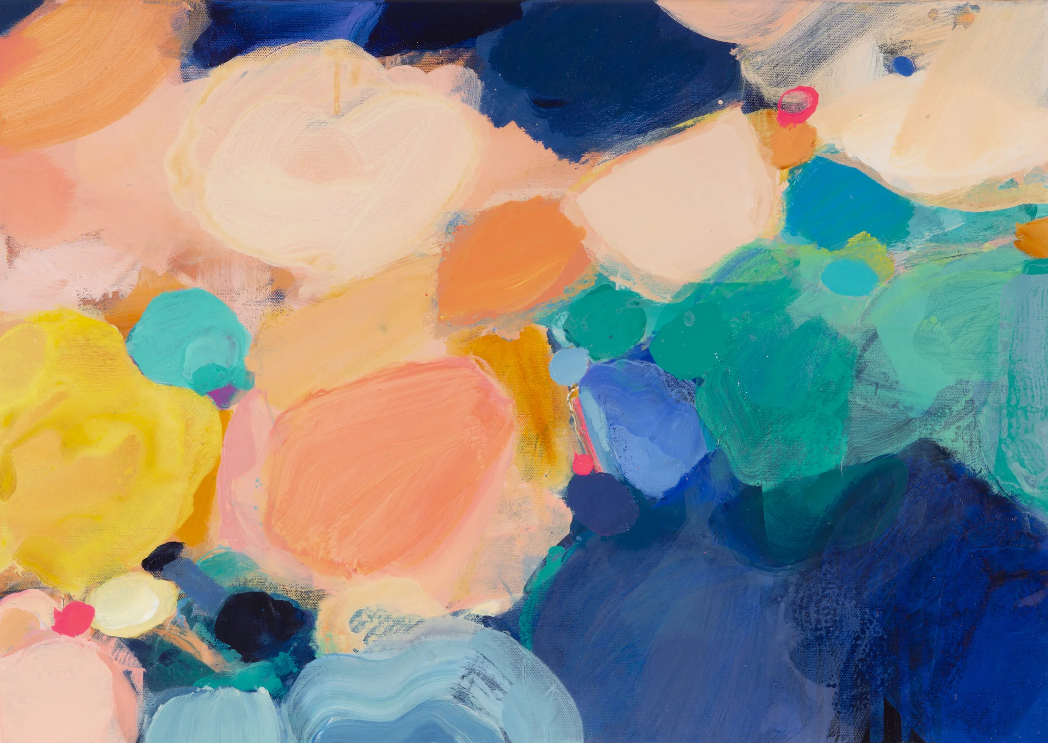 Yellow Rock 50x70cm framed £900 (Lara Bowen Contemporary)