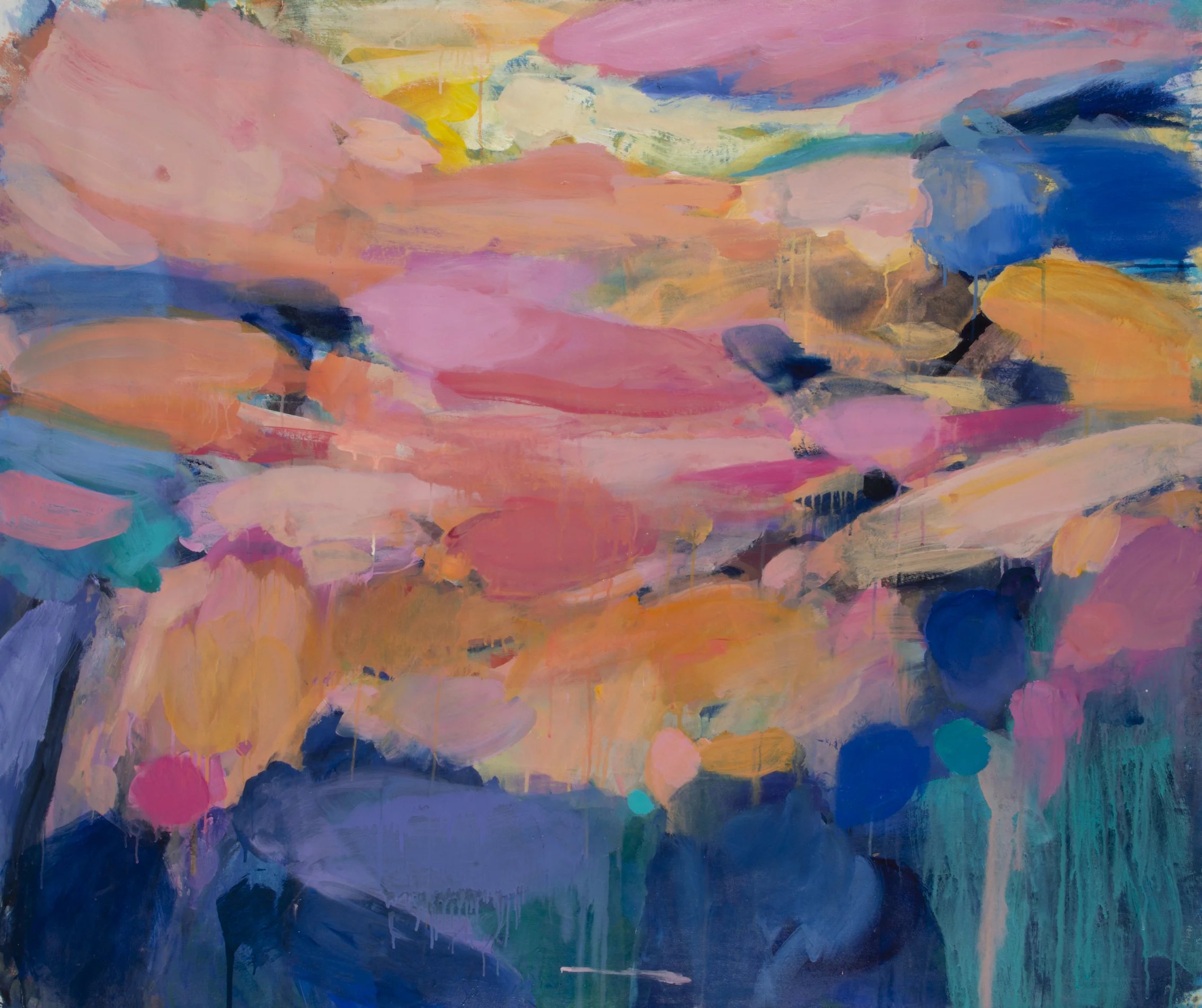 Big Pink Sky 114x140cm