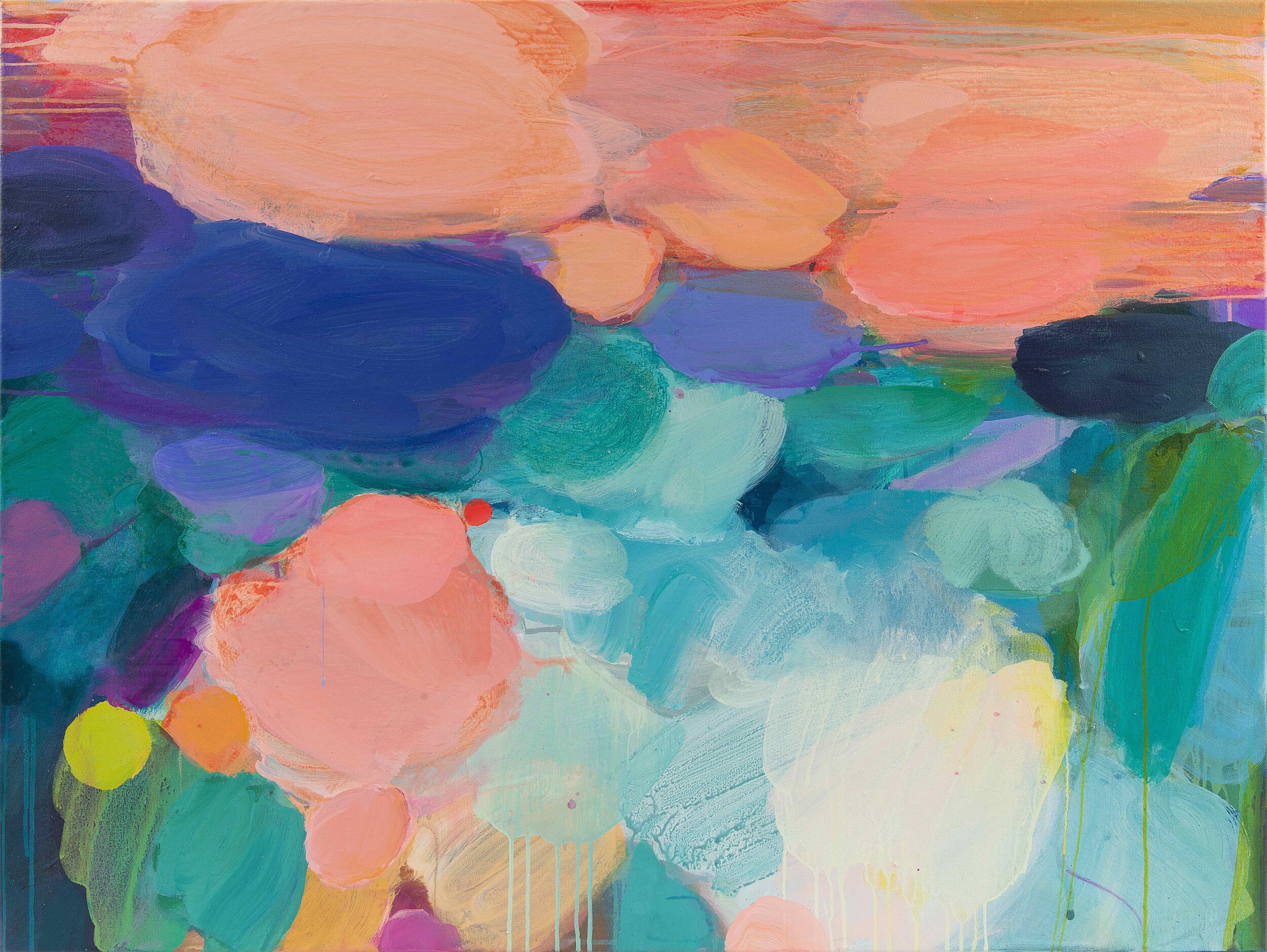 Pale Blue Pools / 60x45cm