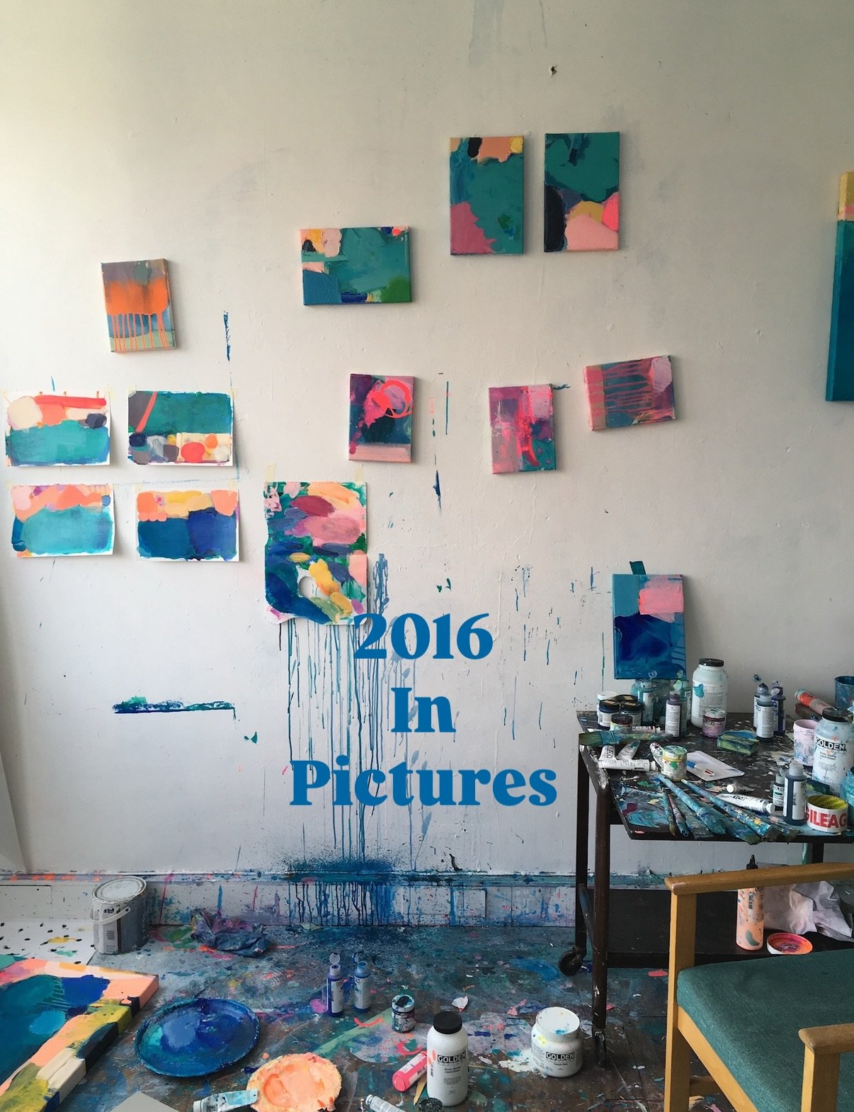 I&rsquo;m jumping on a trend ! 10 years ago &hellip;.
My first proper studio space at @phoenix_artspace having been sub letting from fellow artist @beckyblairartist, where I had a small bit of wall space , but could come somewhere and make a mess ! I