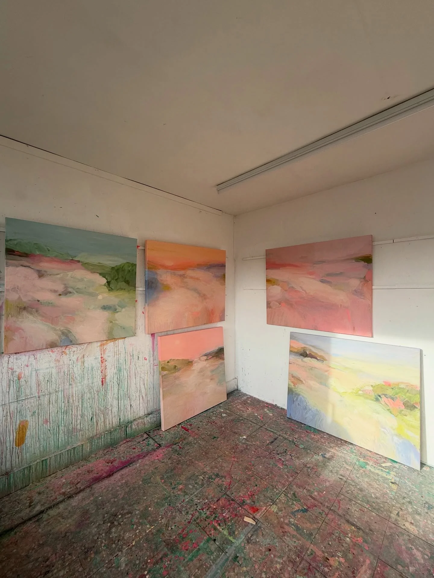 So much energy and love has gone into this new body of work I can&rsquo;t tell you . Every painting I make is filled with emotion&hellip; I hope you can feel it . I&rsquo;m trying to capture something that I can&rsquo;t quite grasp in language, but i