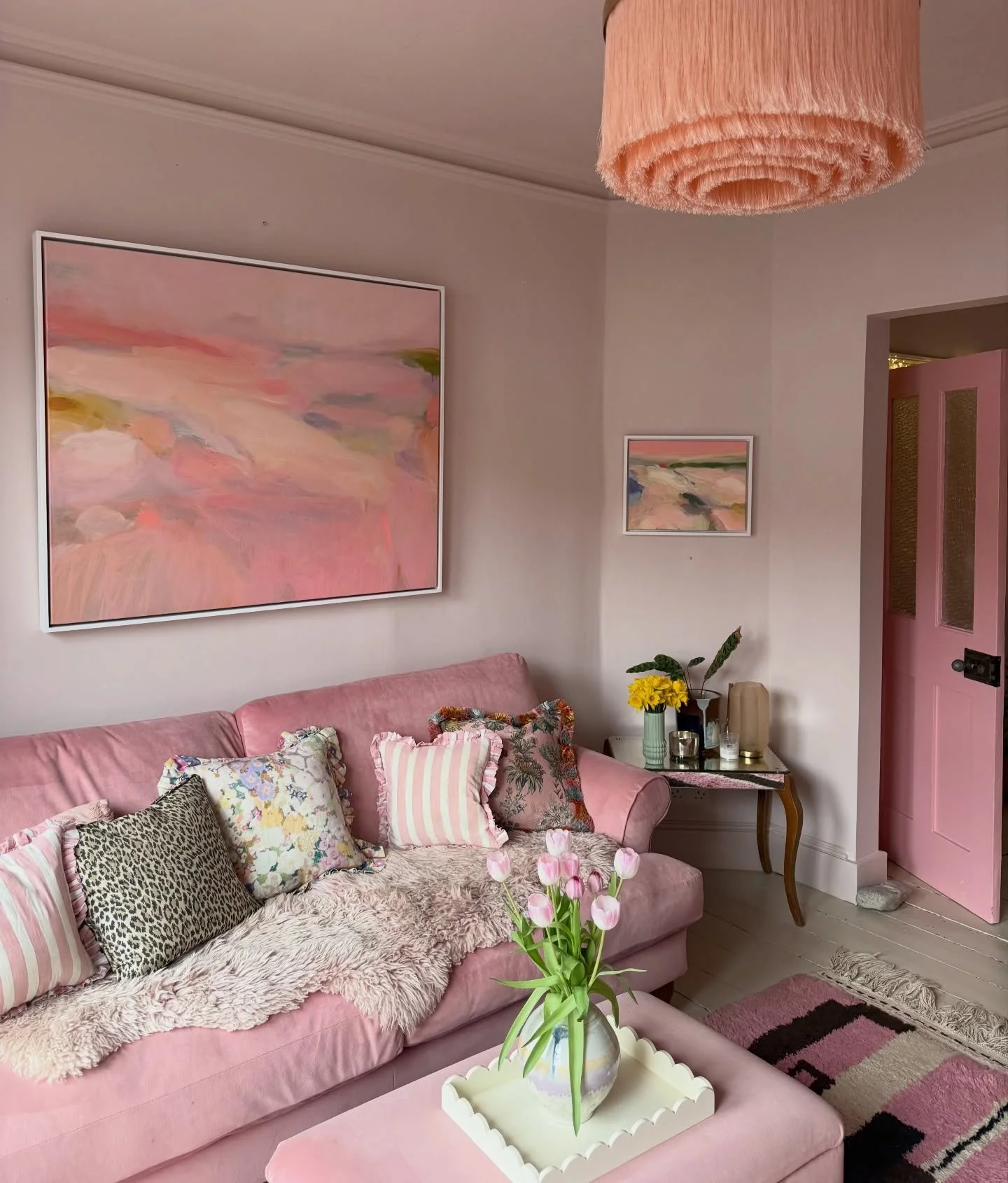 Lovely to be back home and put some of my recent paintings up this week and have a play about. I&rsquo;ve started to think about my Open House in May (8/9/10)and how I want to fill the space. I&rsquo;ve decided I need a slightly bigger painting for a