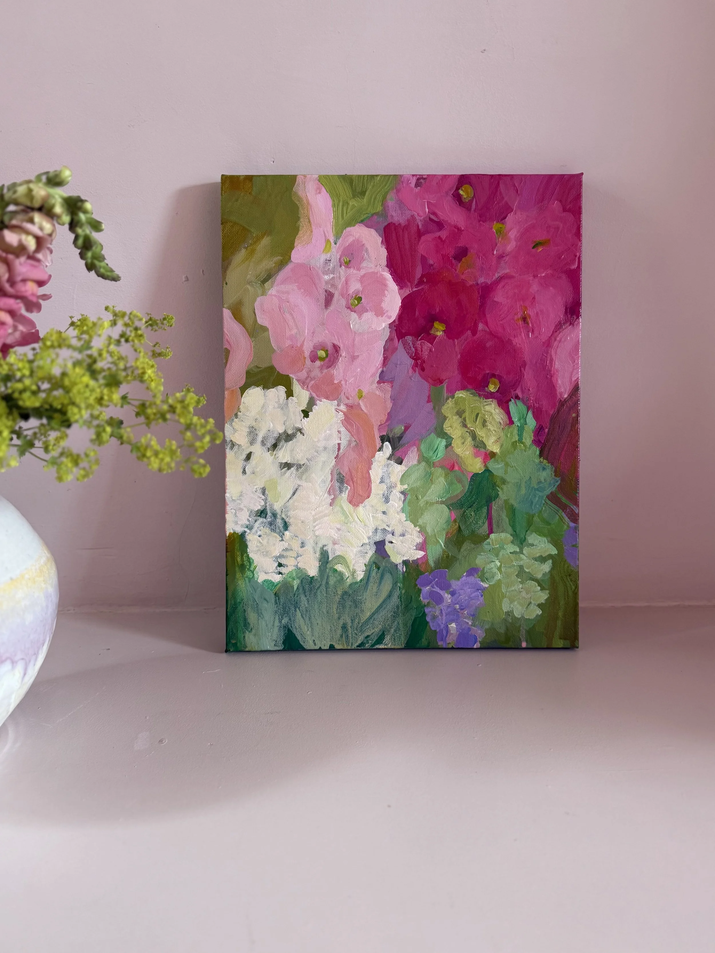 Hollyhocks 1