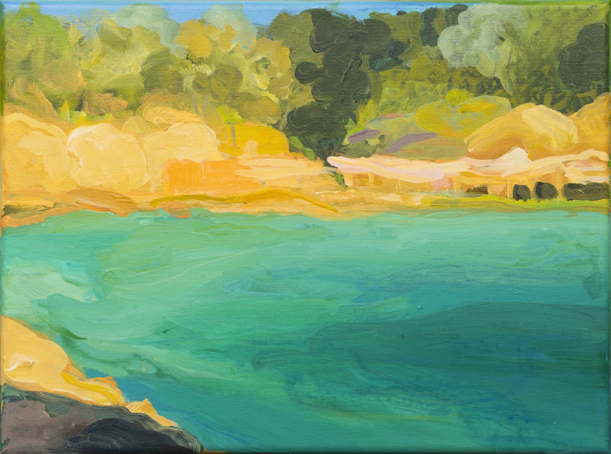 Benirras beach 30x40cm ..jpg