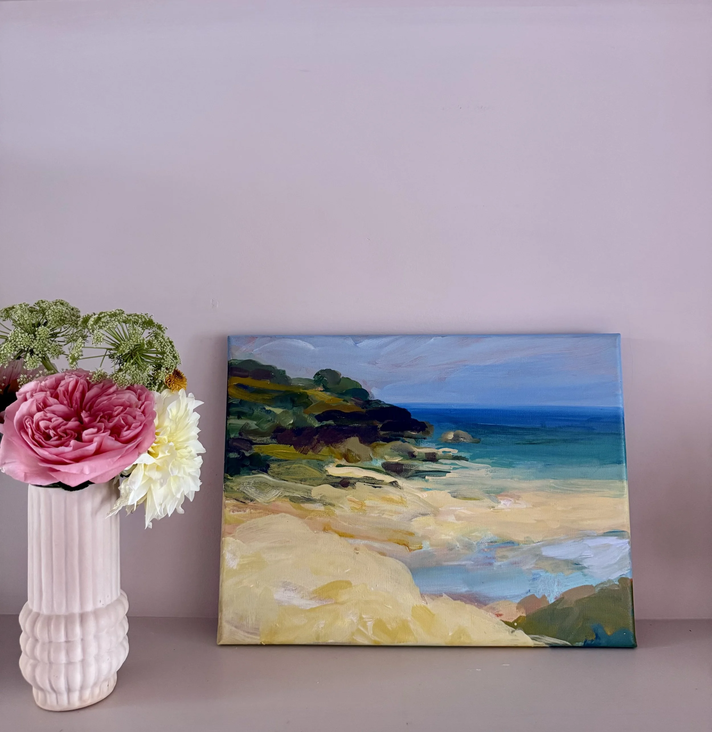 Porthmeor Beach 30x40cm (34x44cm framed)