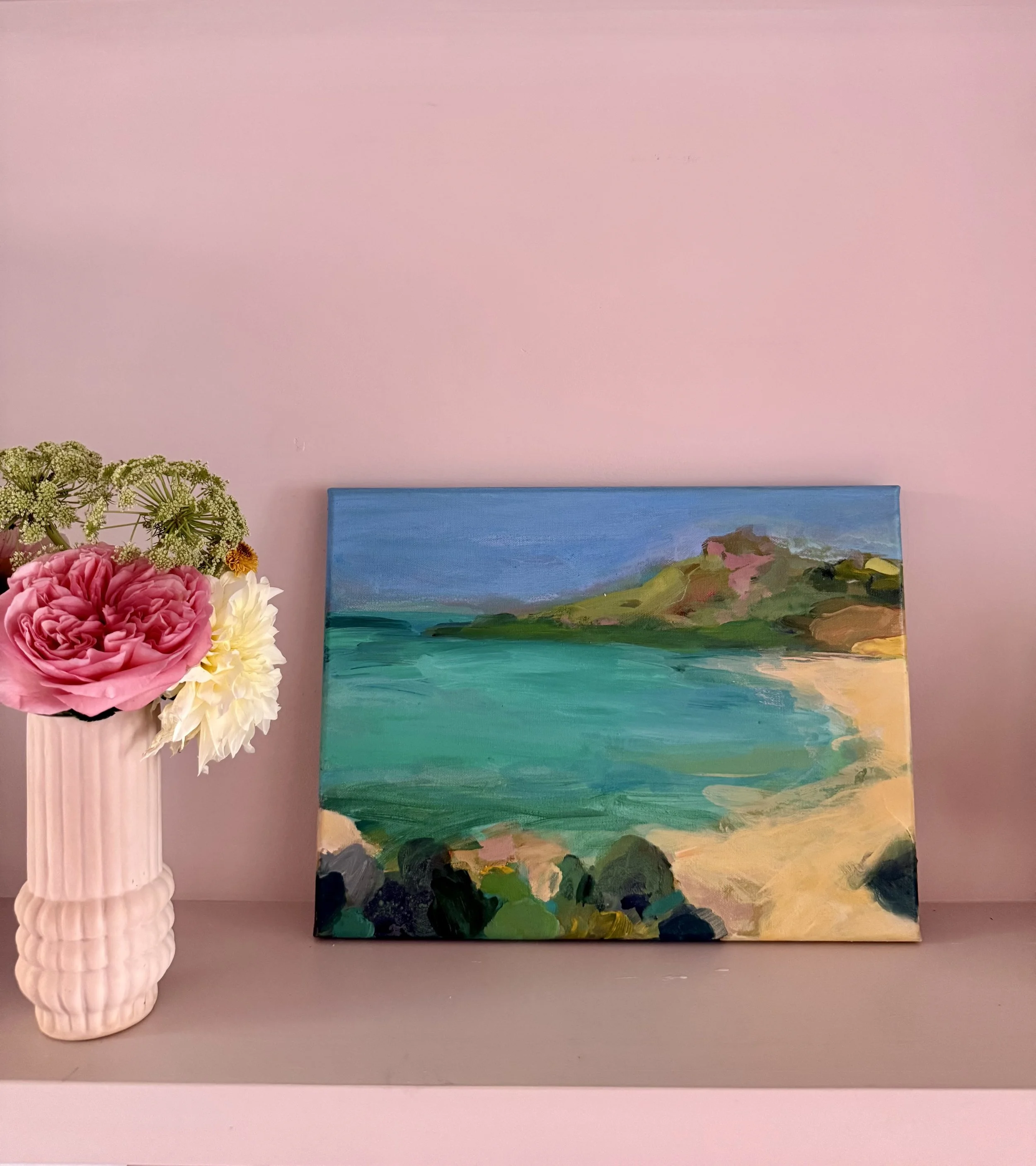 Towards the Island 30x40cm (34x44cm framed)