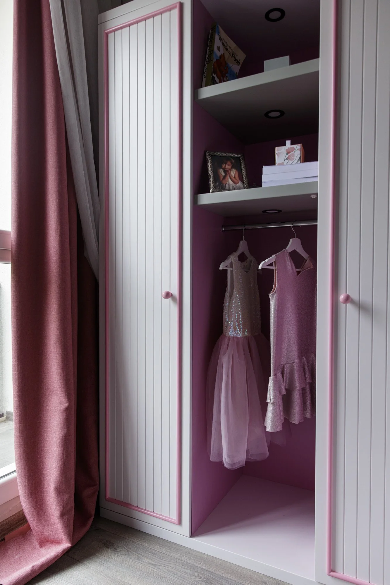 Girl room in a showroom exhibition in Istanbul