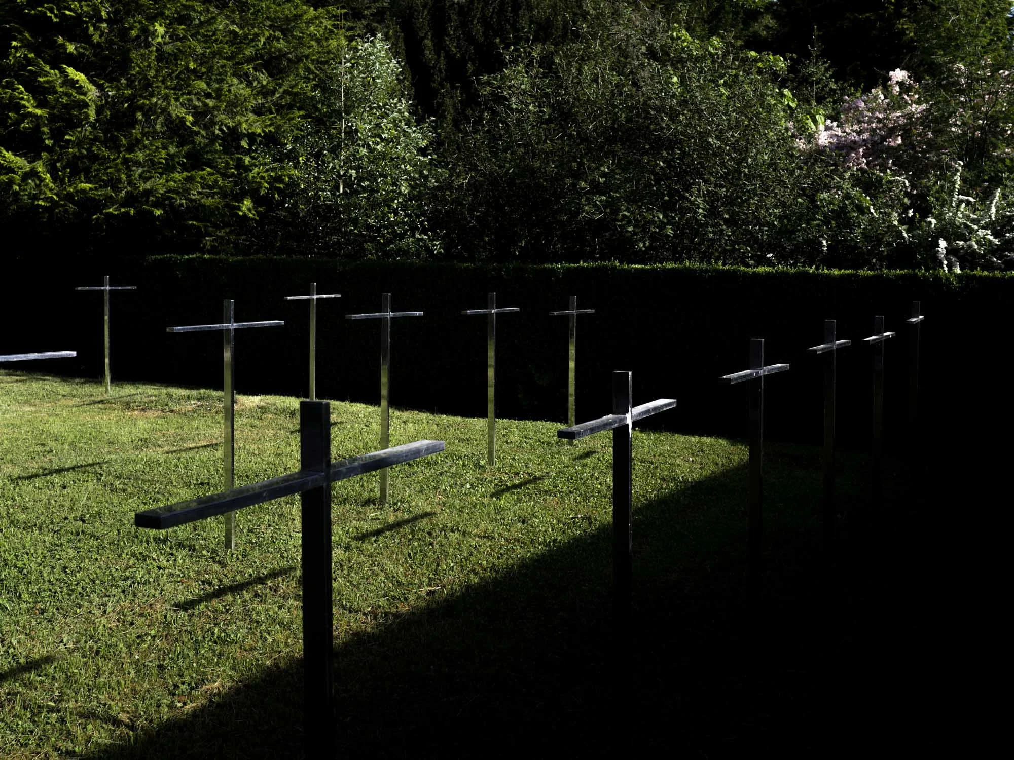 Cimetière du monstaère cistercien d'Hauterive en Suisse