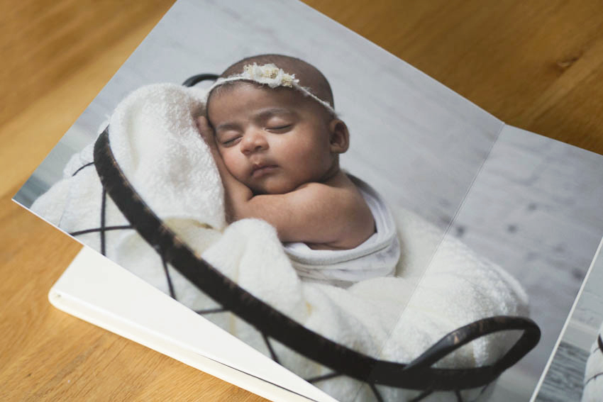 newborn baby photo book