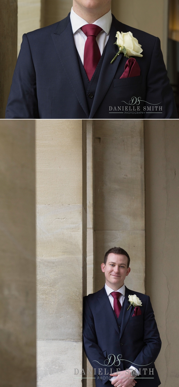 groom photography at Down Hall