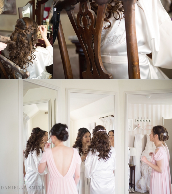 bridal preparations at the fennes