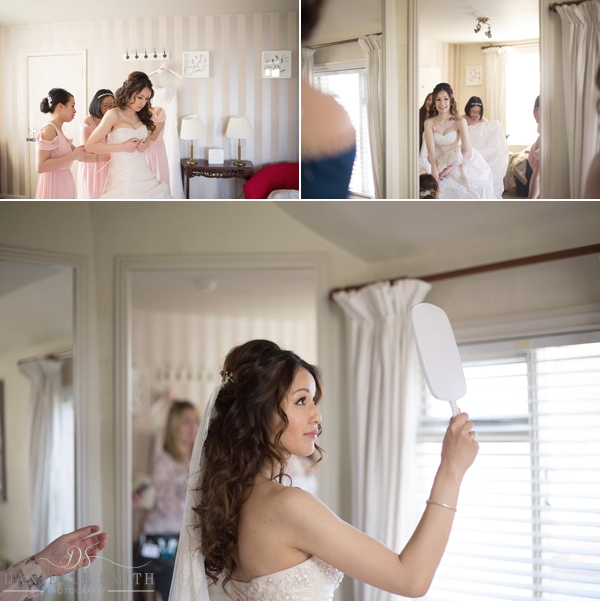 bride getting ready - essex wedding photography