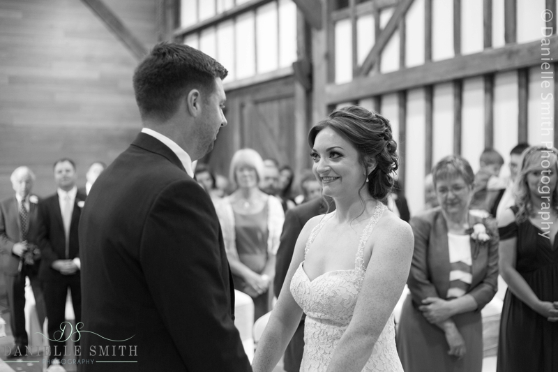 wedding ceremony - barn wedding in purfleet