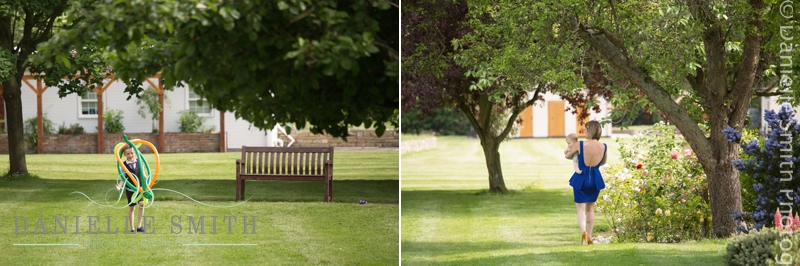 wedding guests in gardens