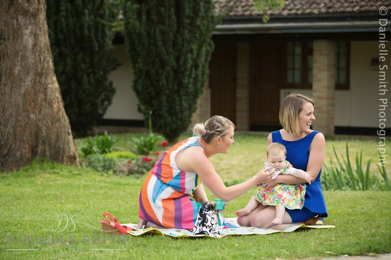 wedding guests with baby