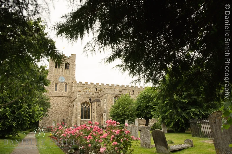 church and gardens from outside