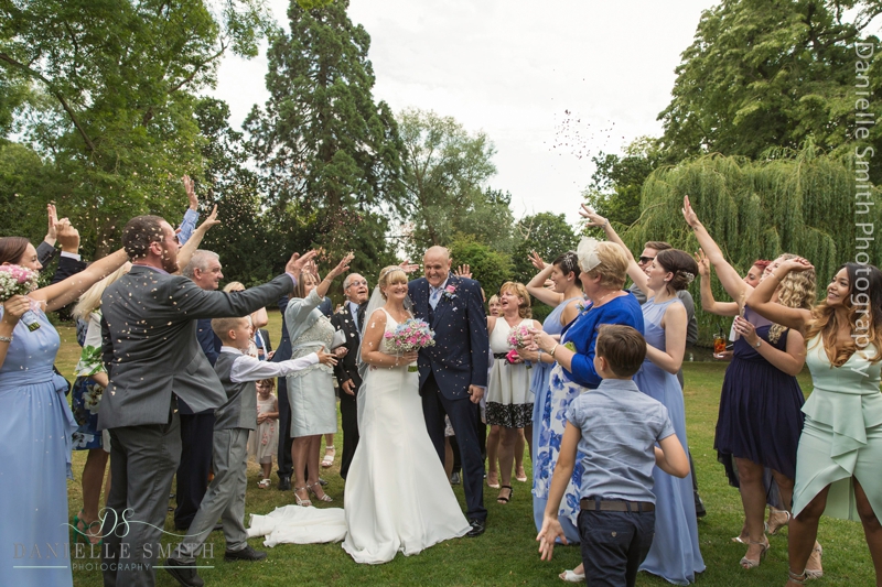 confetti photo outside