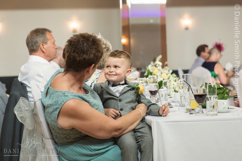 page boy and nan at wedding