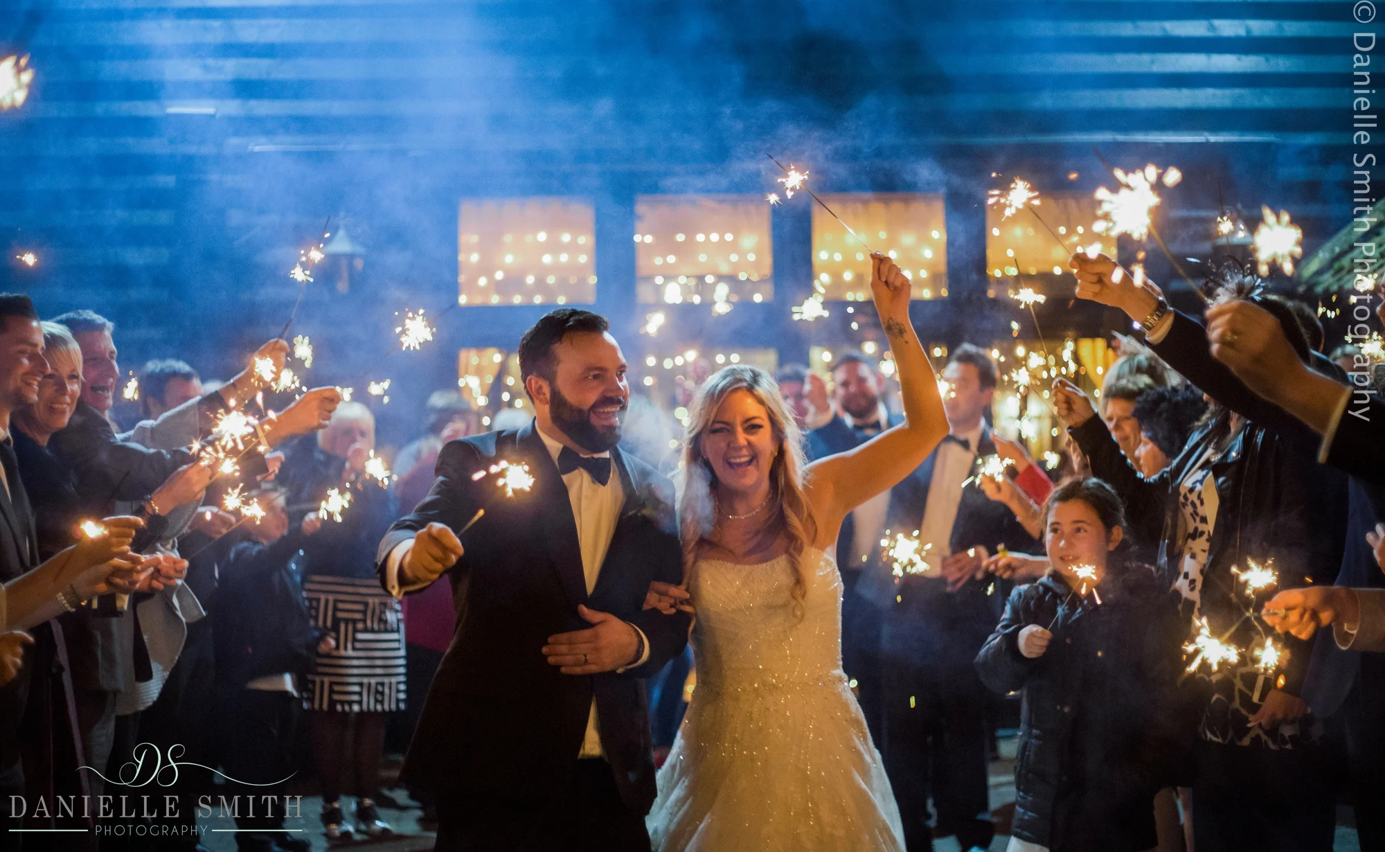 sparkler photo - new years eve wedding