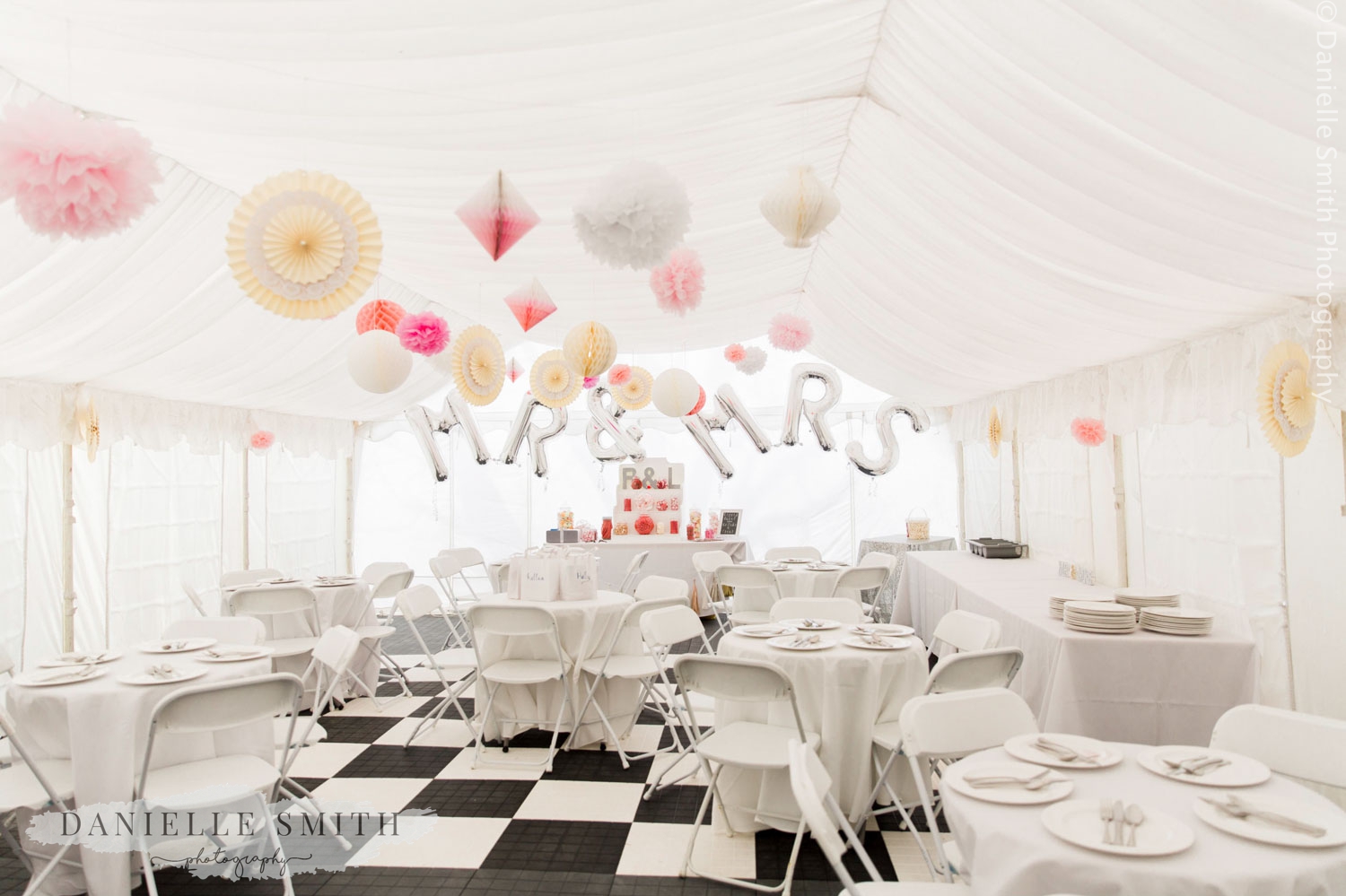 marquee wedding decor