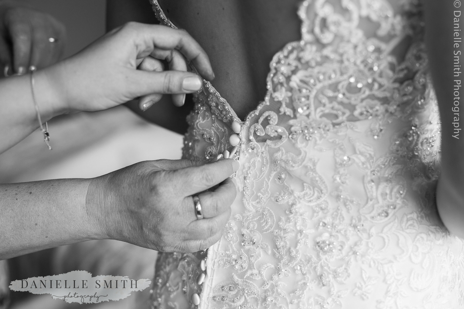 back of dress detail