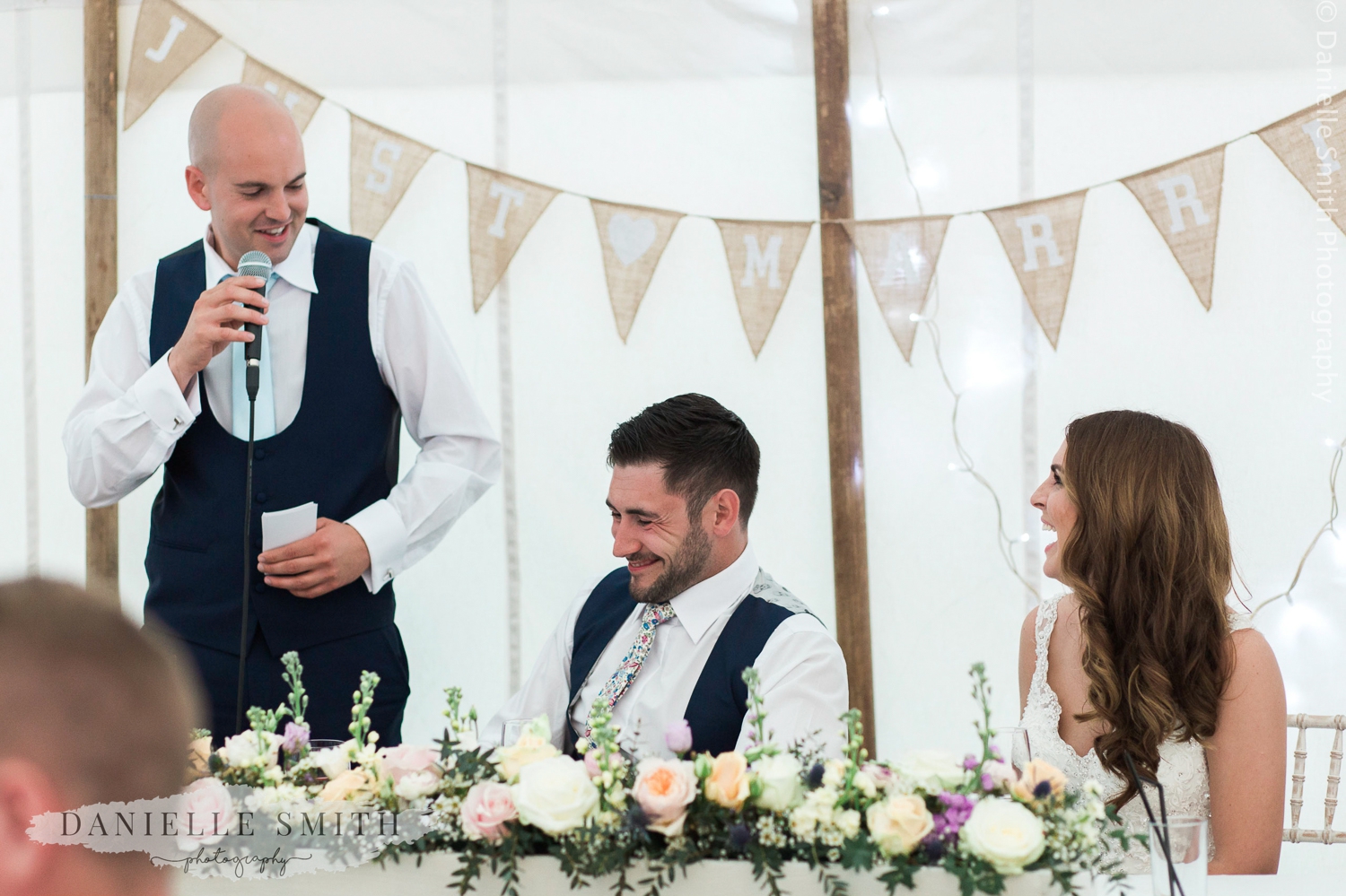 best man giving speech