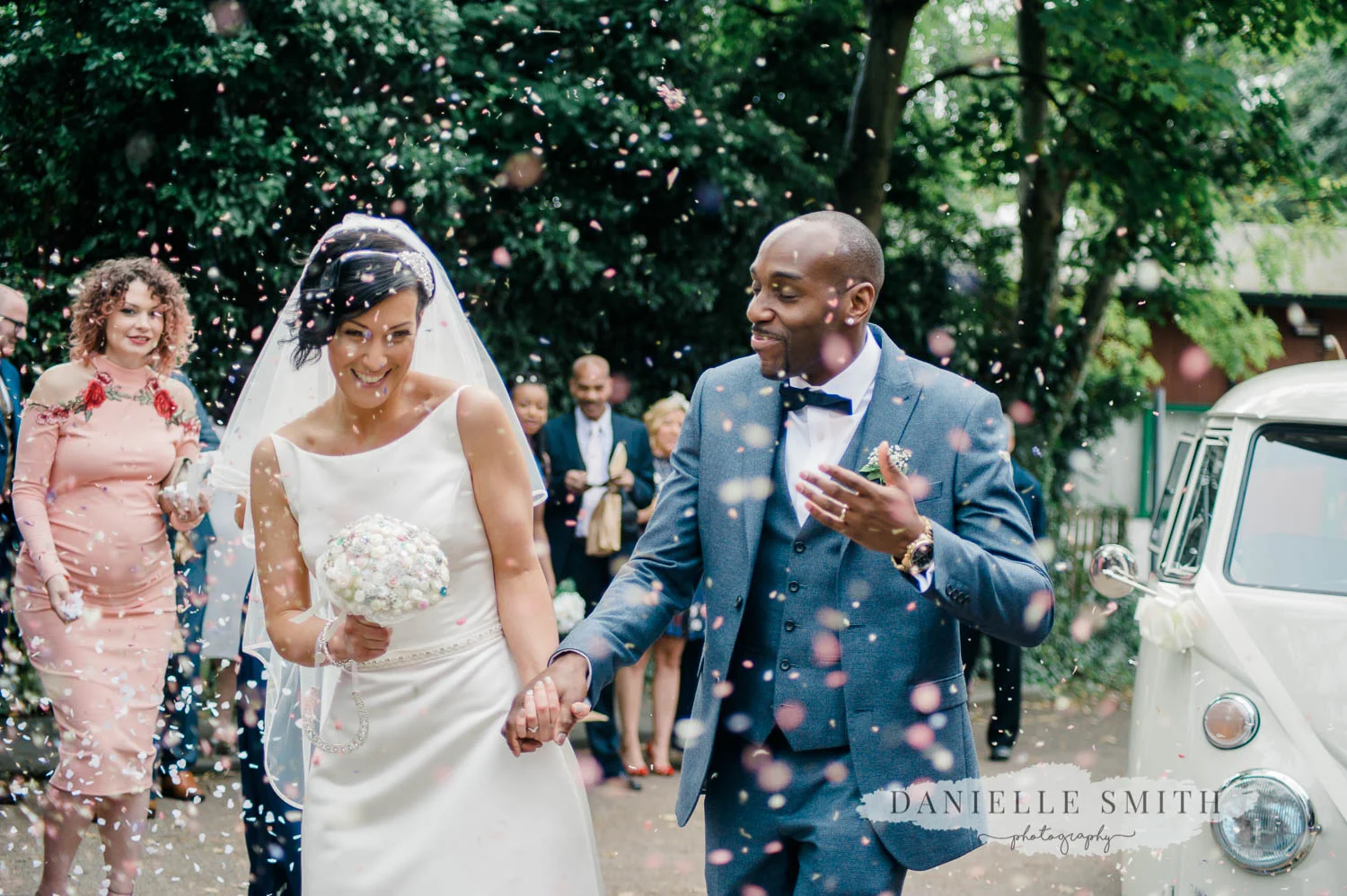 confetti photo - laid back wedding