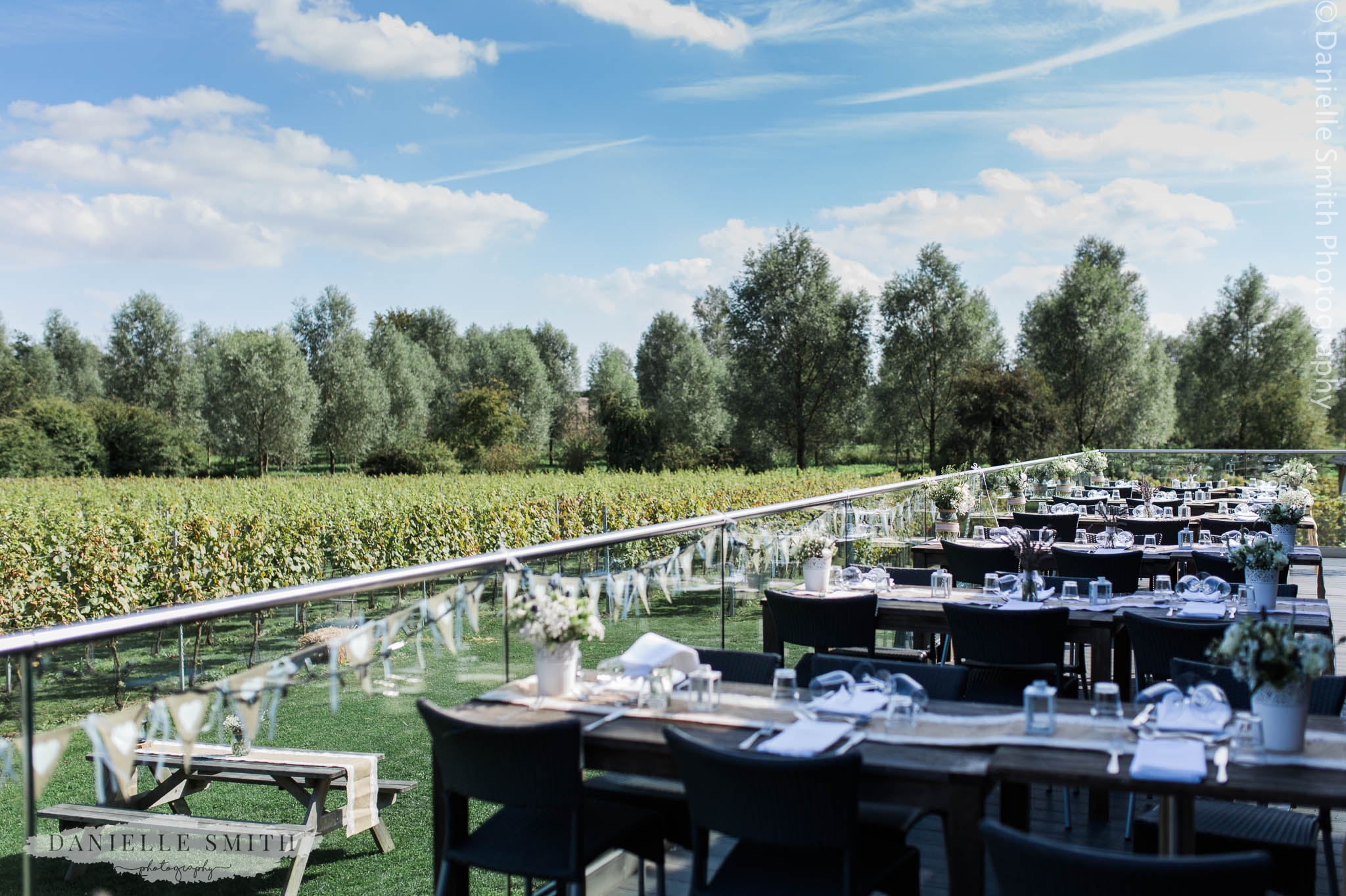 west street vineyard table set up